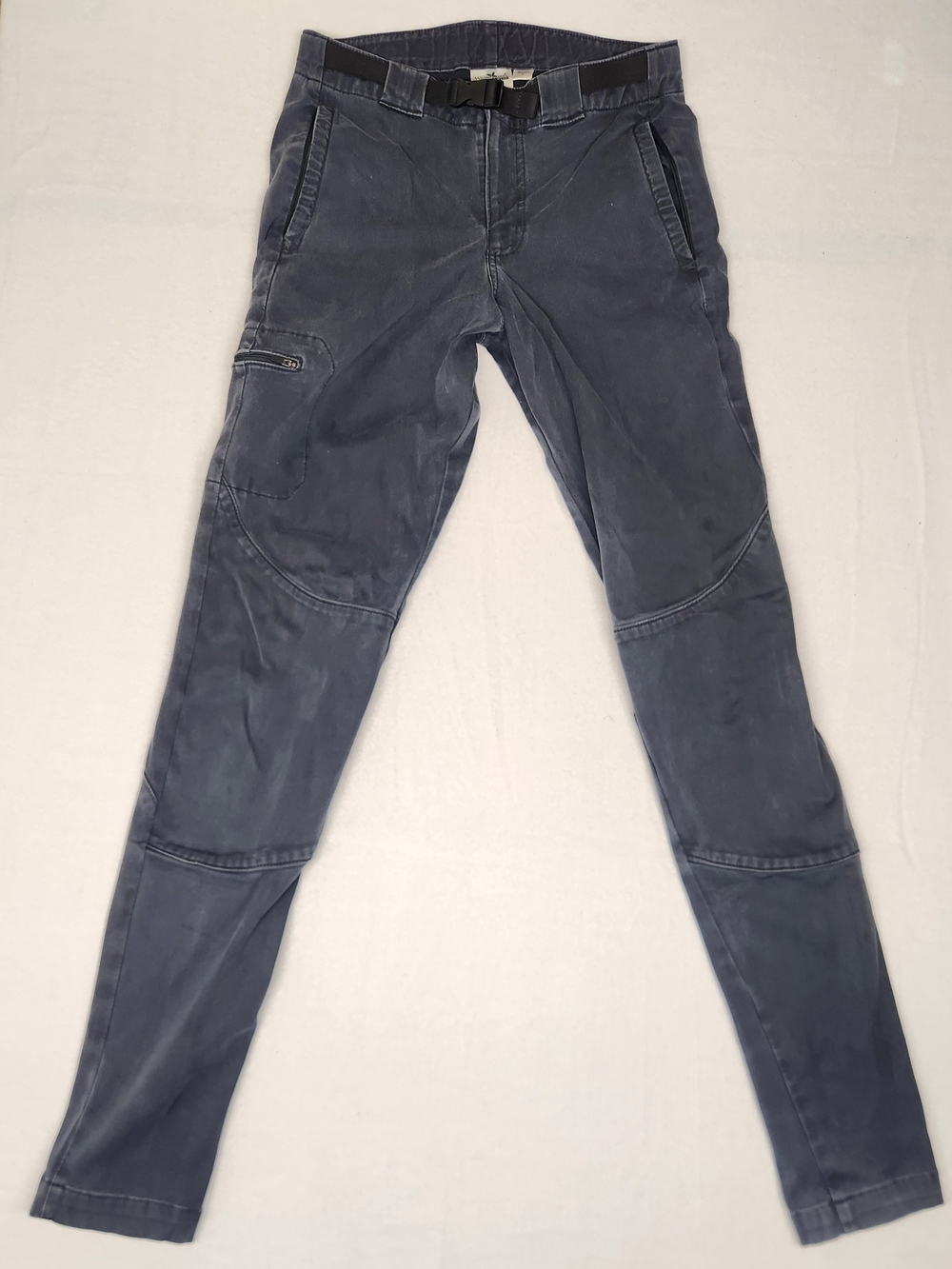 Wintergreen Northern Wear Women's Size S Gray Moto Slim Utility Pants Belted